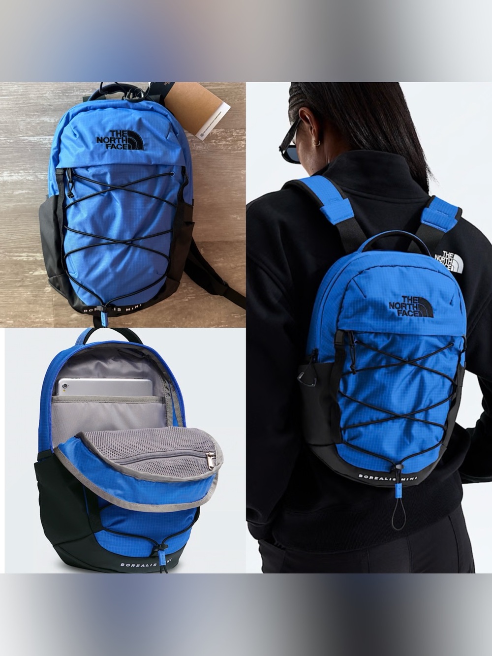 The North Face Borealis Mini Backpack in Active Blue/TNF Black NEW 10L EDC